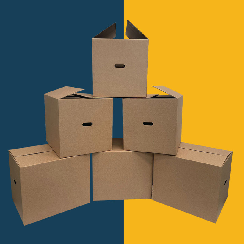 Pack Of 5 Extra Large Moving Boxes + Standard Bike Box